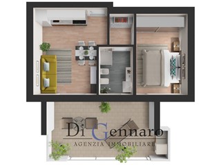 Bilocale in Vendita a Tortoreto, 136'000&euro;, 40 m²