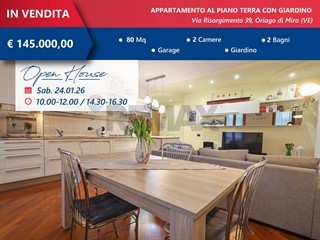 Appartamento in Vendita a Mira, 145'000&euro;, 80 m²
