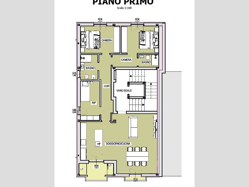 Appartamento in Vendita a Porto San Giorgio, 100 m²
