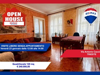 Quadrilocale in Vendita a Trieste, 240'000&euro;, 119 m²
