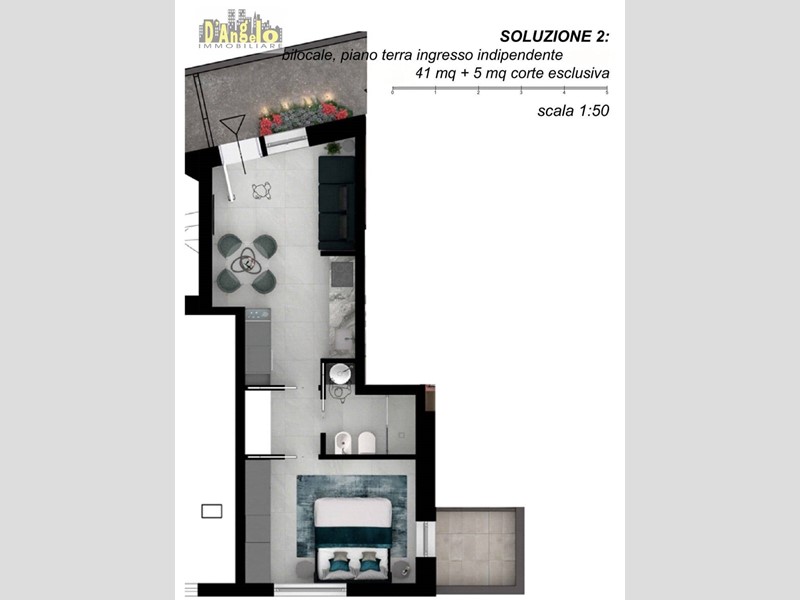 Bilocale in Vendita a San Benedetto del Tronto, 143'500&euro;, 41 m²