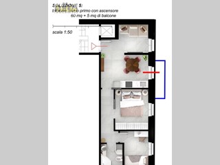 Trilocale in Vendita a San Benedetto del Tronto, 218'000&euro;, 60 m²