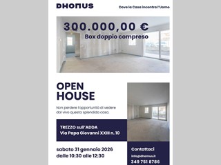 Quadrilocale in Vendita a Trezzo sull'Adda, 300'000&euro;, 136 m²