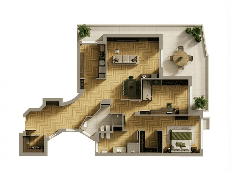 Trilocale in Vendita a Roma, 718'000&euro;, 130 m²