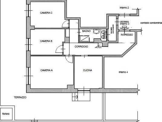 Appartamento in Vendita a Genova, 80'250&euro;, 92 m²