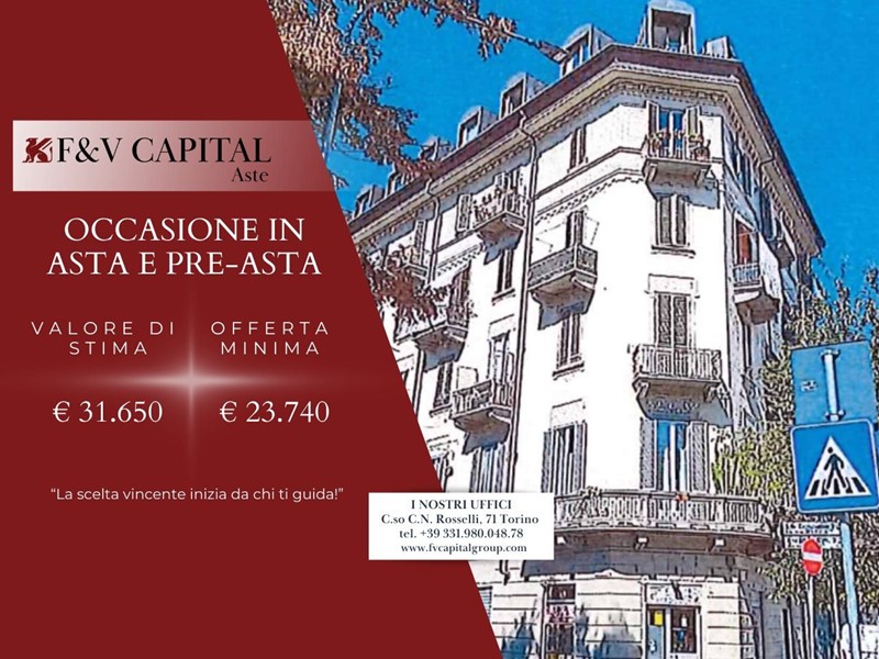 Bilocale in Vendita a Torino, 23'740&euro;, 32 m²
