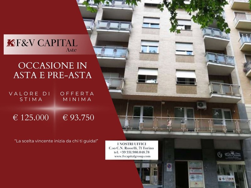 Bilocale in Vendita a Torino, 93'750&euro;, 54 m²
