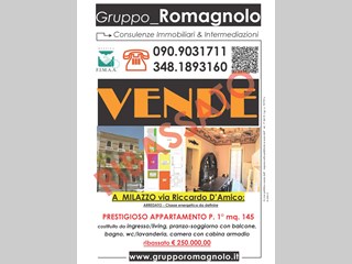 Quadrilocale in Vendita a Milazzo, zona centro storico, 250'000&euro;, 145 m², arredato
