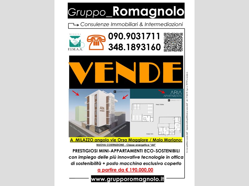 Bilocale in Vendita a Milazzo, zona San Giovanni, 190'000&euro;