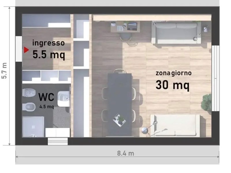 Appartamento in Affitto a Torino, zona San salvario, 600&euro;, 25 m², arredato