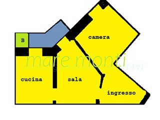 Trilocale in Vendita a Savona, 125'000&euro;, 52 m²