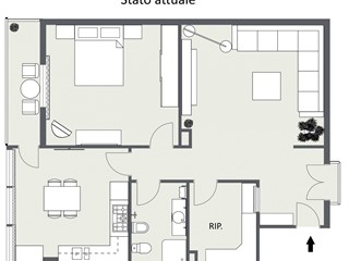 Bilocale in Vendita a Catania, 68'000&euro;, 80 m²