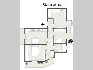 Trilocale in Vendita a Catania, 170'000&euro;, 94 m²