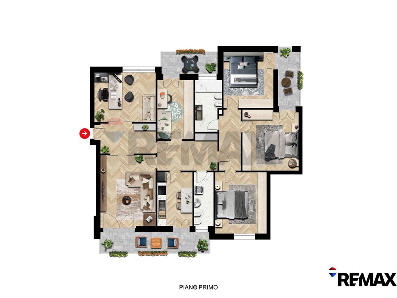 Appartamento in Vendita a Bergamo, 407'000&euro;, 179 m²