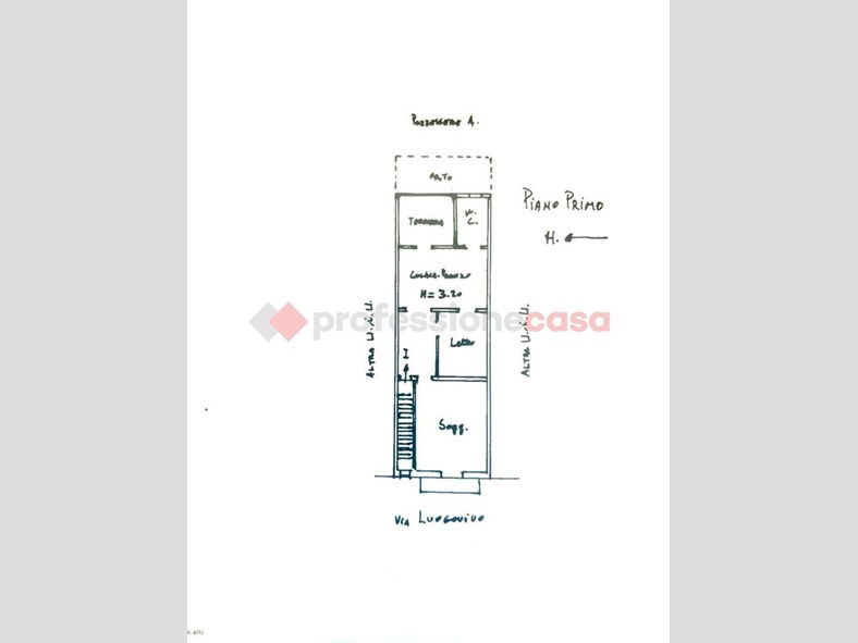 Quadrilocale in Vendita a Pulsano, 48'000&euro;, 86 m²