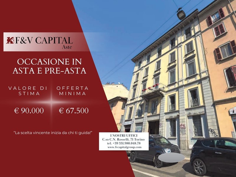 Monolocale in Vendita a Milano, 67'500&euro;, 19 m²