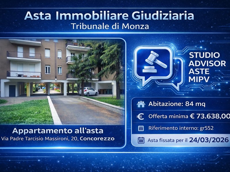 Appartamento in Vendita a Concorezzo, 73'638&euro;, 84 m²