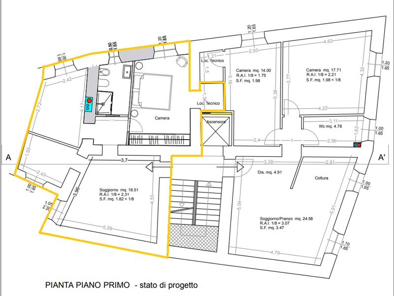 Appartamento in Vendita a Massa, 185'000&euro;, 75 m²