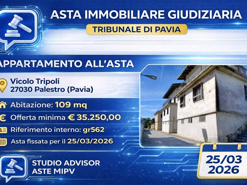 Appartamento in Vendita a Palestro, 35'250&euro;, 109 m², con Box
