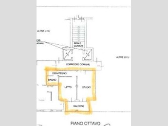 Bilocale in Vendita a Reggio Emilia, 98'000&euro;, 40 m²