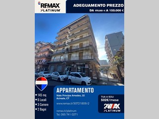 Appartamento in Vendita a Acireale, 155'000&euro;, 145 m²