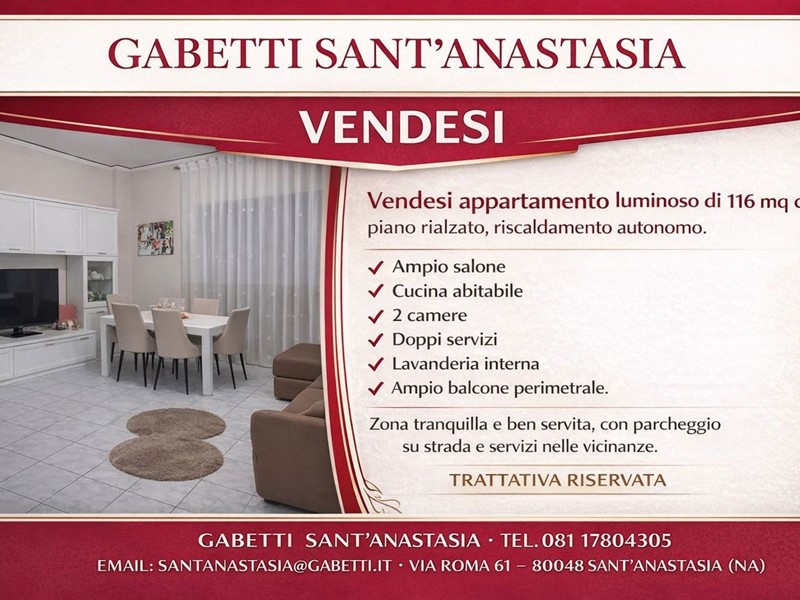 Appartamento in Vendita a Pollena Trocchia, 116 m²