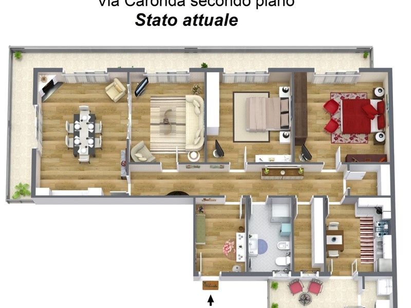 Quadrilocale in Vendita a Catania, zona BORGO, 225'000&euro;, 132 m²
