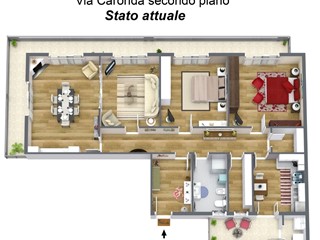 Quadrilocale in Vendita a Catania, zona BORGO, 225'000&euro;, 132 m²