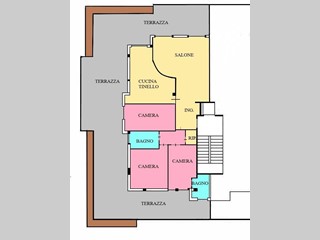 Attico in Vendita a Carrara, zona Marina di Carrara, 510'000&euro;, 125 m², arredato, con Box