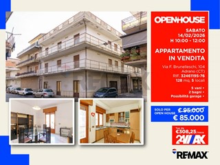 Appartamento in Vendita a Adrano, 85'000&euro;, 128 m²