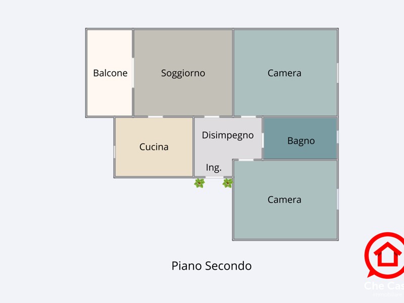 Trilocale in Vendita a Cesena, zona Fiorita, 148'000&euro;, 85 m²