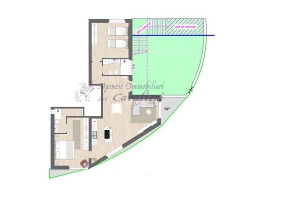 Trilocale in Vendita a Pisa, zona Riglione Oratoio, 89'000&euro;, 90 m²