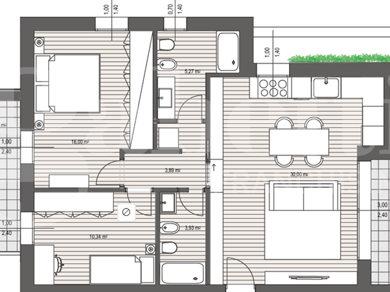 Trilocale in Vendita a Venezia, 330'000&euro;, 90 m², con Box