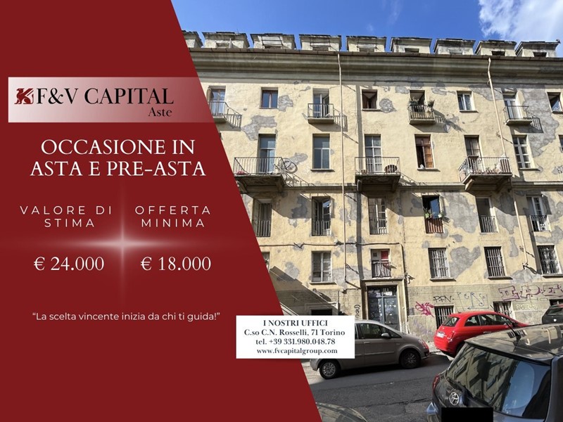 Bilocale in Vendita a Torino, 18'000&euro;, 34 m²