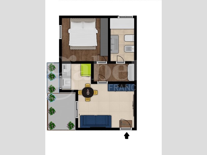 Bilocale in Affitto a Milano, 1'200&euro;, 70 m², arredato, con Box