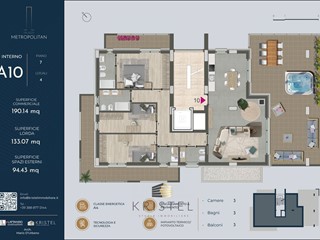 Attico in Vendita a Pescara, 815'000&euro;, 190 m²