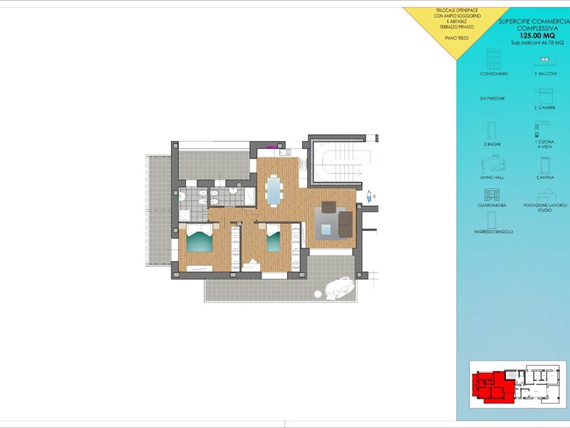 Trilocale in Vendita a Monza, 480'000&euro;, 125 m²