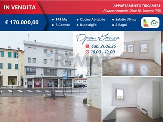 Quadrilocale in Vendita a Limena, 170'000&euro;, 143 m²