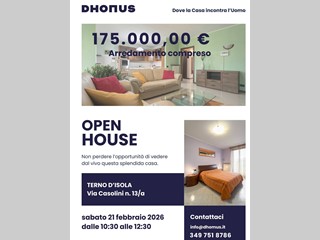 Trilocale in Vendita a Terno d'Isola, 175'000&euro;, 96 m²