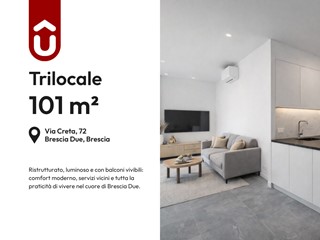 Trilocale in Vendita a Brescia, 245'000&euro;, 101 m²