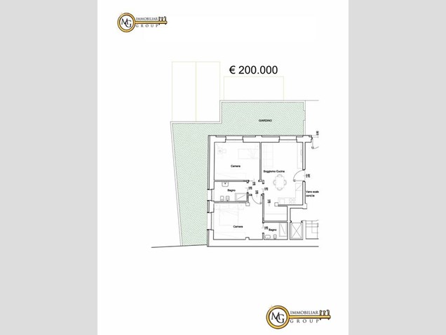 Trilocale in Vendita a Melzo, 200'000&euro;, 80 m²
