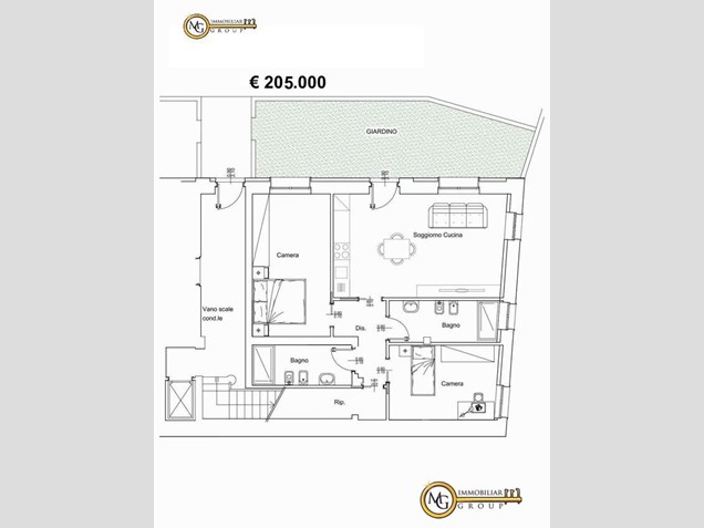 Trilocale in Vendita a Melzo, 205'000&euro;, 80 m²