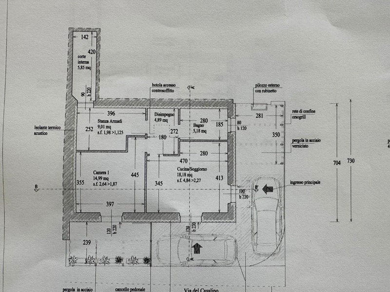 Trilocale in Vendita a Capannori, zona Tassignano, 120'000&euro;, 60 m²