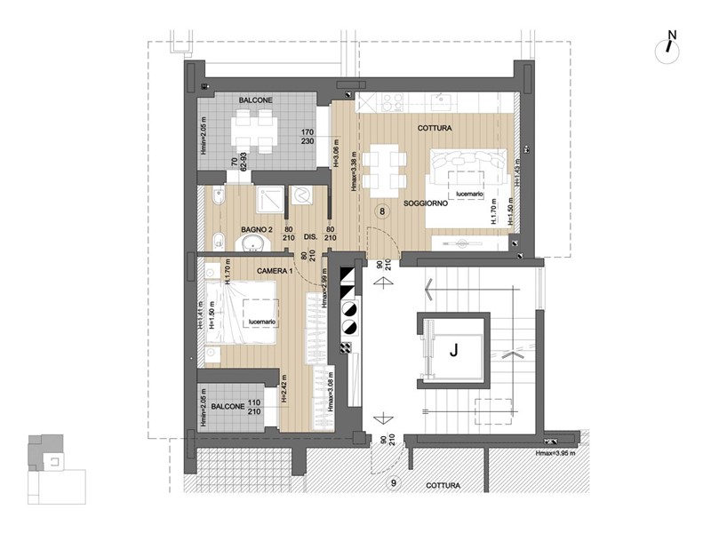 Bilocale in Vendita a Paderno Dugnano, 186'700&euro;, 66 m², con Box