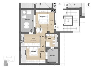Bilocale in Vendita a Paderno Dugnano, 238'028&euro;, 85 m², con Box