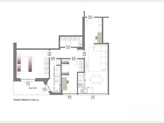 Trilocale in Vendita a Como, 330'000&euro;, 80 m²