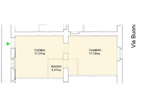 Bilocale in Affitto a Milano, 1'250&euro;, 50 m²