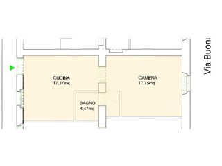 Bilocale in Affitto a Milano, 1'250&euro;, 50 m²