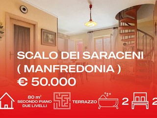 Appartamento in Vendita a Manfredonia, 50'000&euro;, 80 m²