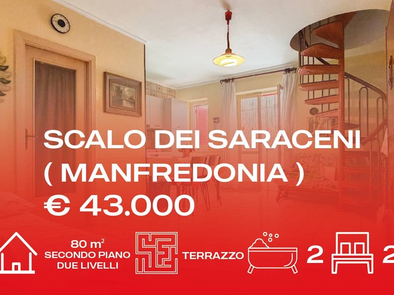 Appartamento in Vendita a Manfredonia, 43'000&euro;, 80 m²